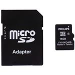 کارت حافظه‌ microSDXC فیلیپس مدل 45B کلاس 10 استاندارد U3 سرعت 80MBps ظرفیت 16 گیگابایت به همراه آداپتور SD