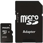 کارت حافظه‌ microSDXCفیلیپس مدل 45B  کلاس 10 استاندارد U3 سرعت 80MBps ظرفیت 64 گیگابایت به همراه آداپتور SD