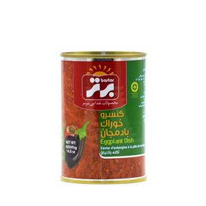 کنسرو خوراک بادمجان برتر مقدار 420 گرم Bartar Eggplant Dish Canned 420Gr