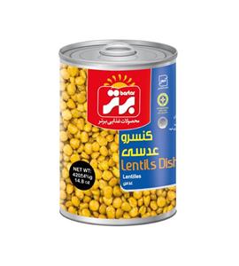 کنسرو عدسی برتر مقدار 420 گرم Bartar Lentils Dish Canned 420Gr