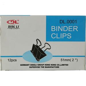 گیره کاغذ دینگ لی مدل DL.0001 بسته 12 عددی