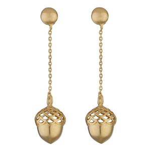 گوشواره طلا 18 عیار زنانه تاج مدل A718 Taj A718 Gold Earrings For Women