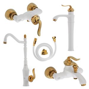 ست شیرآلات نایریکا مدل هلن کد B-WG مجموعه 5 عددی