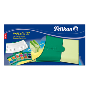 آبرنگ 12 رنگ پلیکان مدل procolor New 12 کد 4328