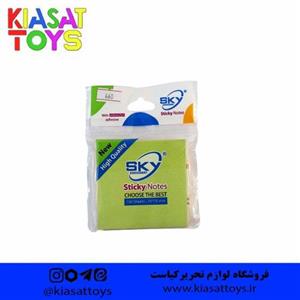 کاغذ یادداشت چسب دار اسکای مدل خط دار کد 7.5 بسته دو عددی