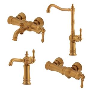 ست شیرآلات نایریکا مدل بیزانس کد M-01 مجموعه 4 عددی