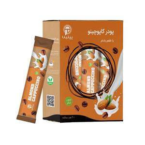 کاپوچینو بدون شکر با طعم بادام پپتینا - 100 گرم بسته 10 عددی
