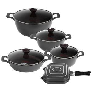 سرویس پخت و پز 10 پارچه کاندید مدل Solar 036 Candid Cookware Set Pcs 