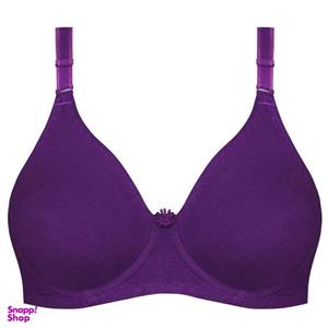 سوتین زنانه پانیذ مدل فنردار کد 66386 رنگ بنفش