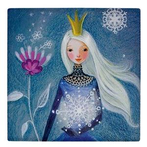 کاشی کارنیلا طرح نقاشی پرنسس و تاج کد wk33