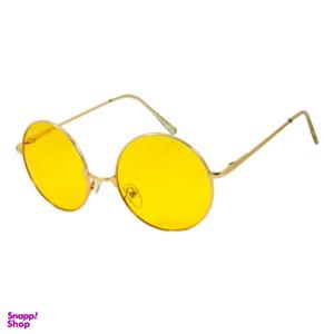 عینک آفتابی مدل Round Metal Yellow