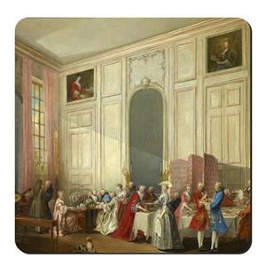 زیر لیوانی طرح نقاشی کلاسیک کد nzl366