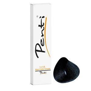 رنگ مو پنتی سری دودی شماره C1 حجم 100 میلی لیتر رنگ مشکی پر کلاغی