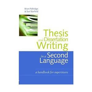 کتاب Thesis and Dissertation Writing in a Second Language