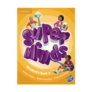 Super Minds 5 SB WB DVD گلاسه رحلی CD 