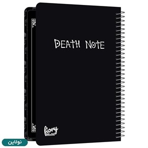 دفتر مستر راد مدل بلک ژورنال طرح یادداشت مرگ کد 2214 Death note