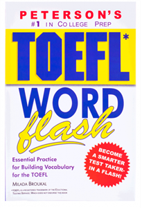 کتاب TOEFL word flash اثر Milada Broukal انتشارات زبان مهر Petersons Toefl Word Flash: The Quick Way to Build Vocabulary Power (Toefl Flash Series)