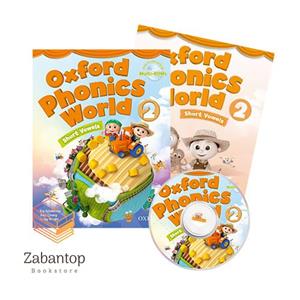 Oxford Phonics World 2 اکسفورد فونیکس دو S.B W.B DVD 