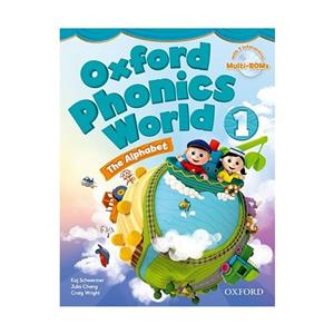 Oxford Phonics World 1 اکسفورد فونیکس SB WB DVD 