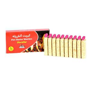 کبریت آتش زنه ستاره ممتاز مدل  A بسته 10 عددی