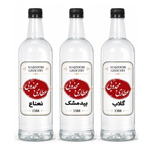 عرق گلاب و عرق بیدمشک و عرق نعناع - 3 لیتر بسته 3 عددی