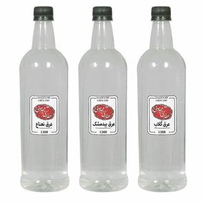عرق گلاب و عرق بیدمشک و عرق نعناع - 3 لیتر بسته 3 عددی