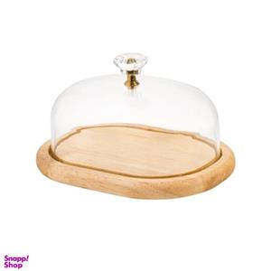 ظرف کره لیمون مدل پایه چوبی کد DH4902 -