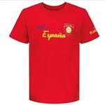 تی شرت آستین کوتاه پسرانه یوفا مدل تیم ملی اسپانیا
