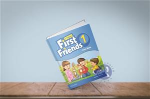 British First Friends 1+SB+WB+MathBook+DVD گلاسه رحلی