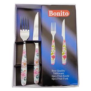 سرویس کارد و چنگال 12 پارچه بونیتو مدل پالرمو