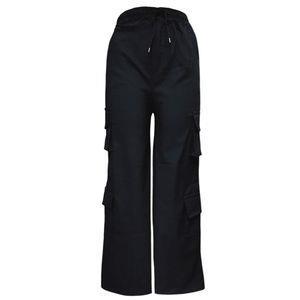 شلوار زنانه مدل Kt کارگو  رنگ مشکی