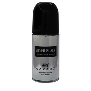 رول ضد تعریق مردانه نایس پاپت مدل Azzaro silver black حجم 60 میلی لیتر 