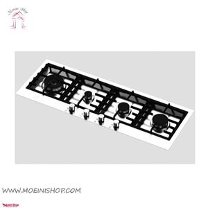 اجاق گاز صفحه ای استیل 4 شعله میکس مدل MB 110-4G