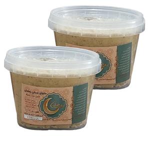 حلوای سنتی بزرک سیاه رمضان - 490 گرم بسته 2 عددی