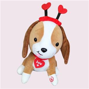 عروسک طرح سگ مدل Hallmark Puppy Dog کد SZ13/1159 ارتفاع 25 سانتی‌متر