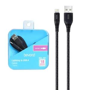 کابل تبدیل USB به لایتنینگ بیاند مدل BUL-201 CHARGE DATA طول 1 متر
