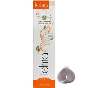 رنگ مو تلما مدل Low Ammonia شماره 99.21 حجم 100 میلی لیتر رنگ یاسی