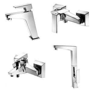 ست شیرآلات البرزروز مدل کروز مجموعه 4 عددی