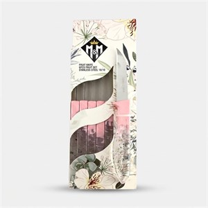 چاقو میوه خوری ام اند ام مدل هایلایت اکلیلی بسته 6 عددی