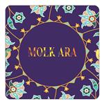 مگنت کاکتی طرح اسم ملک آرا molk ara مدل گل و بلبل کد mg15961