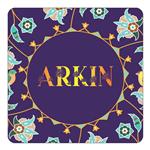 مگنت کاکتی طرح اسم ارکین arkin مدل گل و بلبل کد mg11575