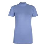 تی شرت آستین کوتاه زنانه برنس مدل باربارا-50 رنگ آبی روشن