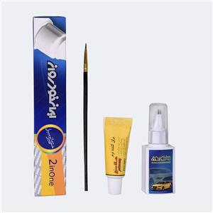 قلم خشگیر خودرو ایران خودروان رنگ سفید کد OV369 مناسب برای برلیانس مجموعه 3 عددی