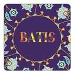 مگنت کاکتی طرح اسم باتیس batis مدل گل و بلبل کد mg12309 