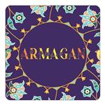 مگنت کاکتی طرح اسم ارمغان armagan مدل گل و بلبل کد mg11577