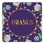 مگنت کاکتی طرح اسم اورانوس oranus مدل گل و بلبل کد mg16588