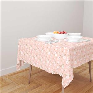 رومیزی مدل گلدار چهارنفره مربعی کد F2RO1066