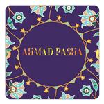 مگنت کاکتی طرح اسم احمدپاشا ahmad pasha مدل گل و بلبل کد mg10928