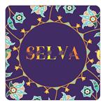 مگنت کاکتی طرح اسم سلوا selva مدل گل و بلبل کد mg17699