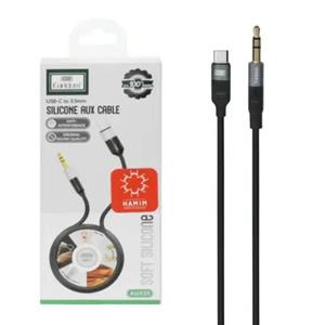 کابل تبدیل AUX به USB-C ارلدام مدل AUX55 طول 1 متر